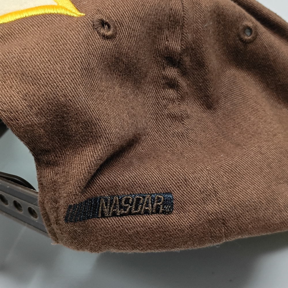 Vintage #88 Dale Jarrett, Brown and Tan Embroidered Cap - Picture 5 of 9